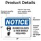 Signmission 5 in Height, 7 in Width, Vinyl Decal, Rectangle OS-2PACK-NS-D-57-L-18137 - alternate 3